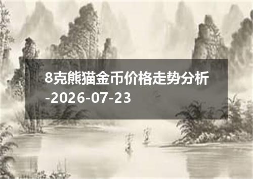 8克熊猫金币价格走势分析-2026-07-23