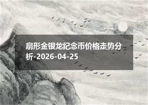 扇形金银龙纪念币价格走势分析-2026-04-25